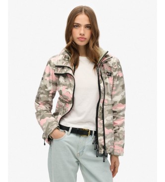 Superdry Jacke Windjacke Mountain Windbreaker rosa Camouflage