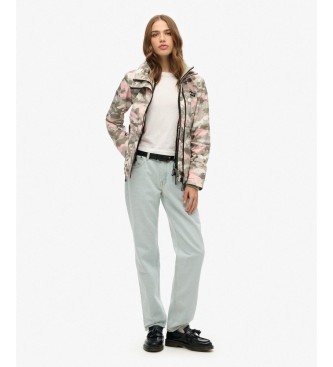 Superdry Jacke Windjacke Mountain Windbreaker rosa Camouflage