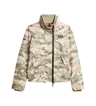 Superdry Jacke Windjacke Mountain Windbreaker rosa Camouflage