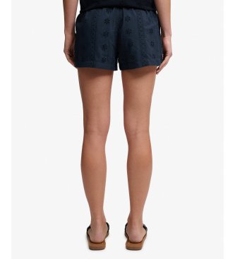 Superdry Shorts Broderie Beach marine