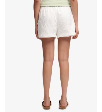 Superdry Short Brodado benvit