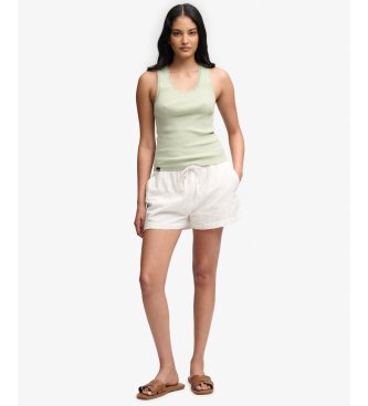 Superdry Short Brodado benvit
