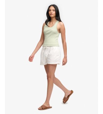 Superdry Short Brodado benvit