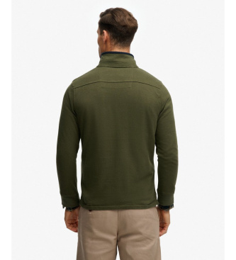 Superdry Sweatshirt cl�ssica verde