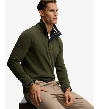 Superdry Sweatshirt cl�ssica verde