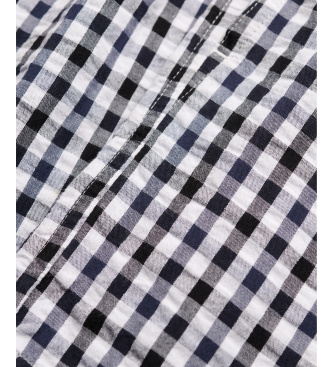 Superdry Marineblaue Streifenshorts