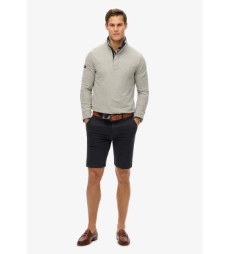 Superdry Classic Half pullover grey
