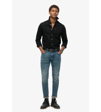 Superdry Camisa Oxford preta