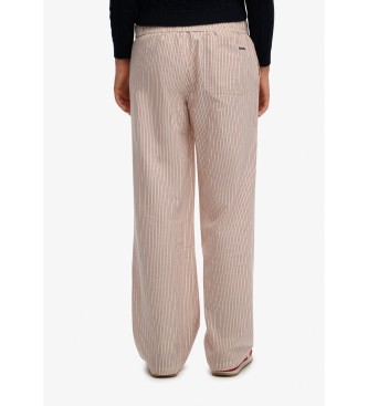 Superdry Pantal�n Stripe rojo