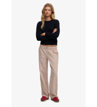 Superdry Pantal�n Stripe rojo