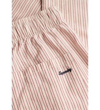 Superdry Pantal�n Stripe rojo