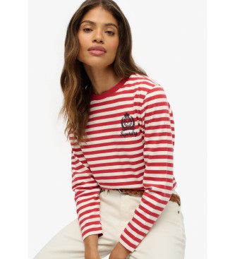 Superdry Maglietta rossa del Country Club