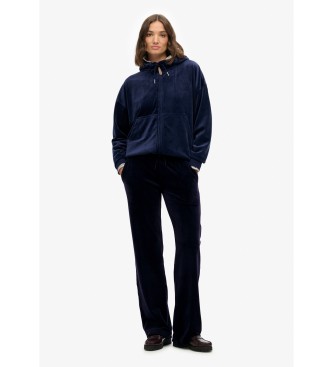 Superdry Jogger Country Club Velour Navy Jogger Bukser