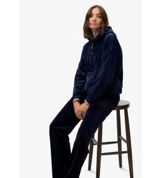 Superdry Jogger Country Club Velour Navy Jogger Bukser