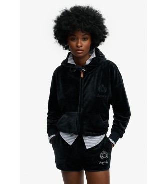 Superdry Sweatshirt Country Club Velour marine