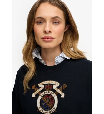 Superdry Sweatshirt Crest navy