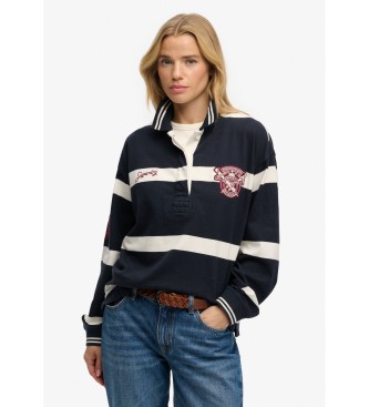 Superdry Sweat Polo Rugby marine