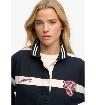 Superdry Sweat Polo Rugby marine