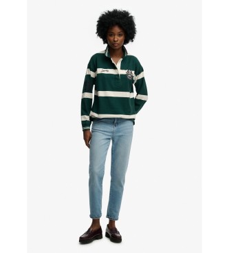 Superdry Polo vert Crest