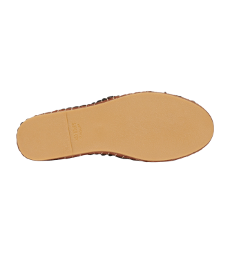 Superdry Black raffia espadrilles with inlays