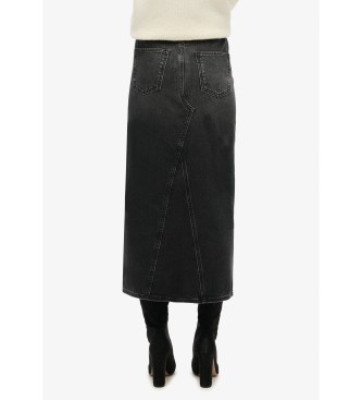 Superdry Maxi nederdel sort