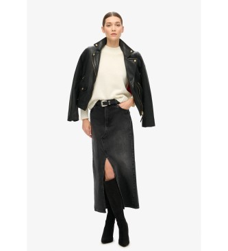 Superdry Maxi nederdel sort