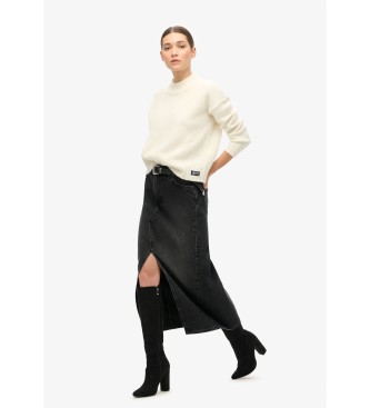 Superdry Maxi nederdel sort