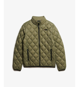 Superdry Diamant Quiltet jakke grøn