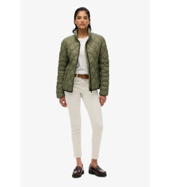 Superdry Giacca Diamond Quilt Fuji Lite verde