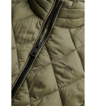 Superdry Giacca Diamond Quilt Fuji Lite verde
