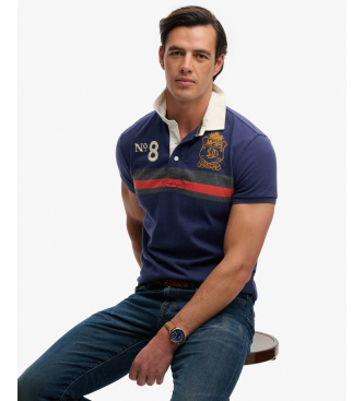 Superdry Dvojni emblem mornarska polo majica