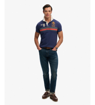 Superdry Dvojni emblem mornarska polo majica