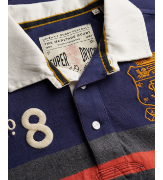 Superdry Dvojni emblem mornarska polo majica