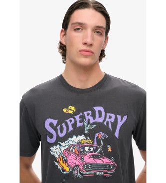 Superdry Dragnut Odd Rods T-shirt grijs