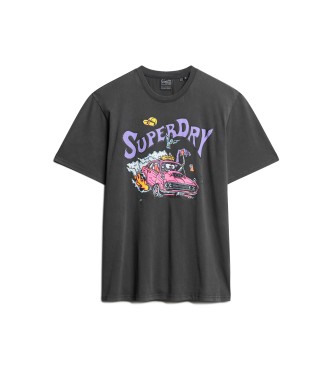 Superdry Dragnut Odd Rods T-shirt grijs