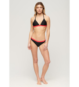 Superdry Slip bikini classici elastici neri