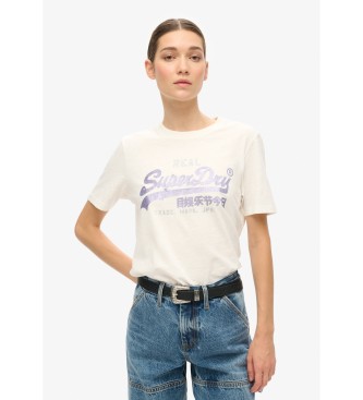 Superdry VL-T-Shirt und cremefarbene Bestze