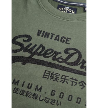 Superdry Camiseta Embellished VL Relaxed verde