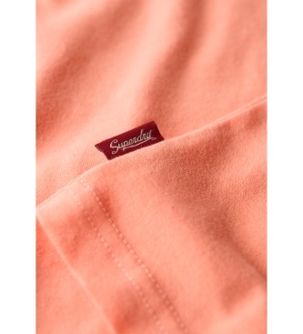 Superdry Camiseta con logotipo en relieve coral