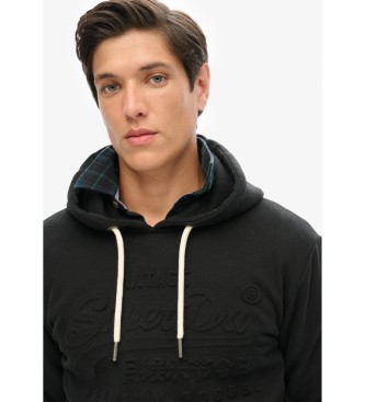 Superdry Embossed Vl Graphic sweatshirt black