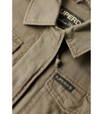 Superdry Giacca militare ricamata verde M65