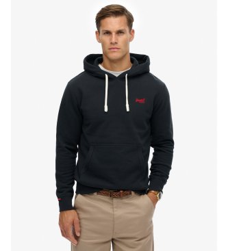 Superdry Sweater Essential Logo Classic Hood marineblauw
