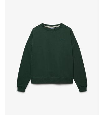Superdry Essential Logo green sweatshirt