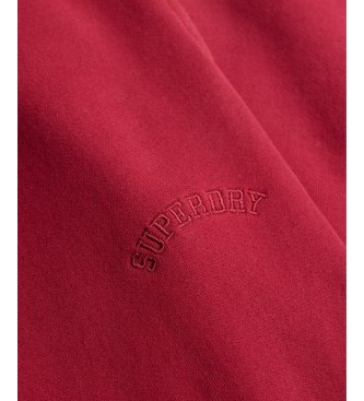 Superdry Essential Logo Wide Leg Jogger burgundy pants