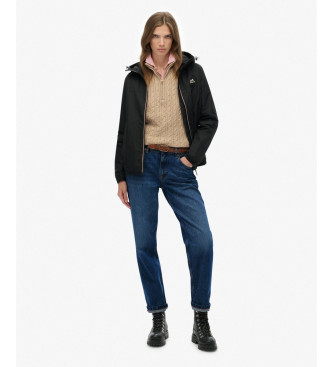 Superdry Essential Tri Windbreaker Jacket Black