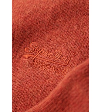 Superdry Maglione ricamato arancione essenziale