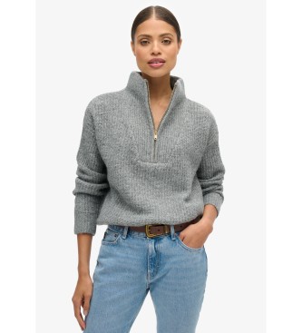 Superdry Demi-pull gris