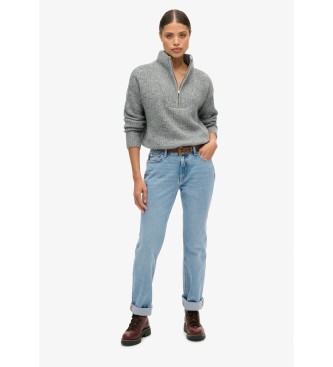 Superdry Demi-pull gris