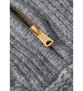 Superdry Demi-pull gris
