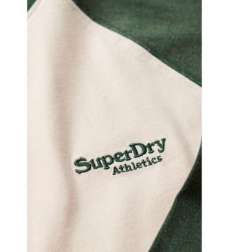 Superdry T-shirt de basebol verde